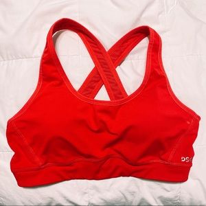 DSG Red Compression Sports Bra